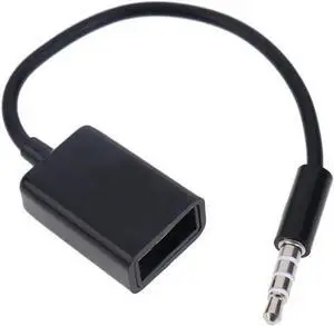 Gadget WISDUM 3.5mm Car MP3 Male AUX Audio Plug Jack To USB 2.0 Female Converter Cable Cord Gadget WISDUM 3.5mm Car MP3 Male AUX Audio Plug Jack To USB 2.0 Female Converter Cable Cord