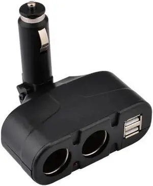 Gadget WISDUM DC 12V 60W Car Cigarette Lighter 2 Way Dual USB Adapter Charger Plug 90 Degree Foldable for Car SUV Off-road Vehicle Gadget WISDUM DC 12V 60W Car Cigarette Lighter 2 Way Dual USB Adapter Charger Plug 90 Degree Foldable for Car SUV Off-road Vehicle