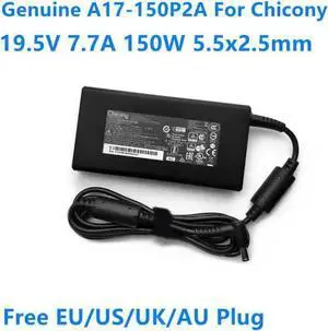 Gadget WISDUM 19.5V 7.7A 150W Chicony A17-150P2A A150A021P Power Supply AC Adapter For GS60 GHOST PRO-052 GS70 GS63VR Laptop Charger Gadget WISDUM 19.5V 7.7A 150W Chicony A17-150P2A A150A021P Power Supply AC Adapter For GS60 GHOST PRO-052 GS70 GS63VR Laptop Charger