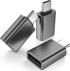 WISDUM USB C to USB Adapter 3 Pack Type C Male to USB A 3.0 Female Adapter Thunderbolt 4 OTG Converter for Pro Air 5 Mini 6 Surface Go Laptop Galaxy S21 S22 S23 WISDUM USB C to USB Adapter 3 Pack Type C Male to USB A 3.0 Female Adapter Thunderbolt 4 OTG Converter for Pro Air 5 Mini 6 Surface Go Laptop Galaxy S21 S22 S23