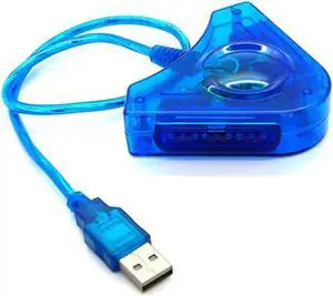 WISDUM PC USB Dual Controller Adapter Converter Compatible with PS1,2,3,PSX WISDUM PC USB Dual Controller Adapter Converter Compatible with PS1,2,3,PSX