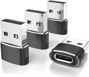 WISDUM USB to USB C Adapter 4 Pack Type C Female to A Male Charger Converter for Watch Ultra iWatch 8 7 14 13 12 11 Pro Plus Max Airpods 9 10 Air 5 Mini 6 Galaxy S23 S22 S21 WISDUM USB to USB C Adapter 4 Pack Type C Female to A Male Charger Converter for Watch Ultra iWatch 8 7 14 13 12 11 Pro Plus Max Airpods 9 10 Air 5 Mini 6 Galaxy S23 S22 S21