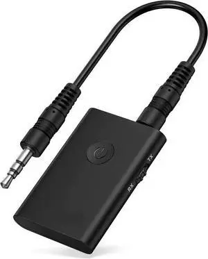 WISDUM V5.0 Bluetooth Transmitter Receiver for TV PC, 2-in-1 AUX Audio Adapter, Wireless 3.5mm Bluetooth Adapter for Headphones/Car/Home Stereo/Switch/Speakers, Simultaneously Pair 2 Devices WISDUM V5.0 Bluetooth Transmitter Receiver for TV PC, 2-in-1 AUX Audio Adapter, Wireless 3.5mm Bluetooth Adapter for Headphones/Car/Home Stereo/Switch/Speakers, Simultaneously Pair 2 Devices