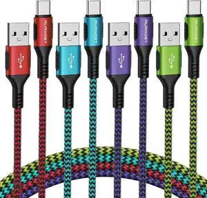 WISDUM USB C Cable 4pack 6ft Type C Charger Nylon Braided USB C Charger Cord Fast Charging Cable for Galaxy S21 S20 S10 Plus Note 10 Google Pixel Moto etc WISDUM USB C Cable 4pack 6ft Type C Charger Nylon Braided USB C Charger Cord Fast Charging Cable for Galaxy S21 S20 S10 Plus Note 10 Google Pixel Moto etc