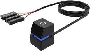 WISDUM Portable PC Motherboard External Start Power On/Off Button Extension Cable for Home Office Cafe Black Accessories WISDUM Portable PC Motherboard External Start Power On/Off Button Extension Cable for Home Office Cafe Black Accessories