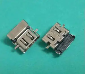 WISDUM 10pcs Replacement HDMI Female Jack / PCB Socket Connector / 19P HDMI Port for for for Etc Laptop Motherboard WISDUM 10pcs Replacement HDMI Female Jack / PCB Socket Connector / 19P HDMI Port for for for Etc Laptop Motherboard