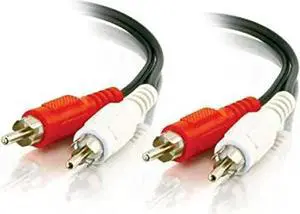 WISDUM C2G 40464 Value Series RCA Stereo Audio Cable, Black (6 Feet, 1.82 Meters) WISDUM C2G 40464 Value Series RCA Stereo Audio Cable, Black (6 Feet, 1.82 Meters)