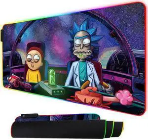 WISDUM RGB Mouse Pad LED Light Gaming Mouse Pad with Rubber Base Colorful Computer Carpet Desk Mat for PC Laptop (35.4 * 15.7 inch) (90x40rgfeidie) WISDUM RGB Mouse Pad LED Light Gaming Mouse Pad with Rubber Base Colorful Computer Carpet Desk Mat for PC Laptop (35.4 * 15.7 inch) (90x40rgfeidie)