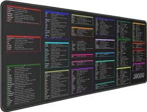 WISDUM Linux Commands Line Mouse pad - Extended Large Cheat Sheet Mousepad. Shortcuts to Kali/Red Hat/Ubuntu/OpenSUSE/Arch/Debian/Unix Programmer. Non-Slip lycra Gaming Desk mat WISDUM Linux Commands Line Mouse pad - Extended Large Cheat Sheet Mousepad. Shortcuts to Kali/Red Hat/Ubuntu/OpenSUSE/Arch/Debian/Unix Programmer. Non-Slip lycra Gaming Desk mat