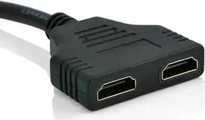 WISDUM 1 Input 2 Output HDMI Port Male to Female Splitter WISDUM 1 Input 2 Output HDMI Port Male to Female Splitter