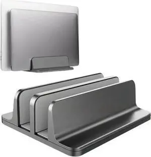 WISDUM Unitronworld Dual Laptop Holder Vertical Laptop Stand Stand Desk Adjustable Closed Double Laptop Stand Laptop Dock Laptop Vertical Stand Pro Stand Air Surface Stand Notebook WISDUM Unitronworld Dual Laptop Holder Vertical Laptop Stand Stand Desk Adjustable Closed Double Laptop Stand Laptop Dock Laptop Vertical Stand Pro Stand Air Surface Stand Notebook