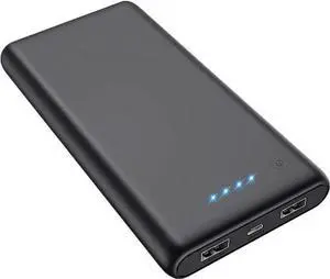 WISDUM Portable Charger Power Bank 25800mAh Huge Capacity External Battery Pack Dual Output Port with LED Status Indicator Power Bank for , Galaxy, Android Phone,Tablet & etc(Black) WISDUM Portable Charger Power Bank 25800mAh Huge Capacity External Battery Pack Dual Output Port with LED Status Indicator Power Bank for , Galaxy, Android Phone,Tablet & etc(Black)