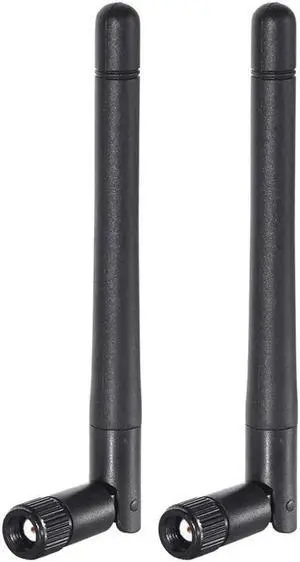 WISDUM Bingfu Dual Band WiFi 2.4GHz 5GHz 5.8GHz 3dBi MIMO RP-SMA Male Antenna (2-Pack) for WiFi Router Wireless Network Card USB Adapter Security IP Camera Video Surveillance Monitor WISDUM Bingfu Dual Band WiFi 2.4GHz 5GHz 5.8GHz 3dBi MIMO RP-SMA Male Antenna (2-Pack) for WiFi Router Wireless Network Card USB Adapter Security IP Camera Video Surveillance Monitor
