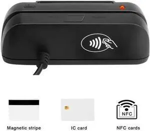 WISDUM 3 in 1 Combo Credit Card Reader SZTW150 Magnetic Card Reader + EMV Chip/RFID NFC Reader Writer For Read and Write CPU Chip Card WISDUM 3 in 1 Combo Credit Card Reader SZTW150 Magnetic Card Reader + EMV Chip/RFID NFC Reader Writer For Read and Write CPU Chip Card
