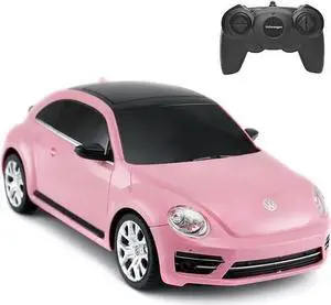 WISDUM Radio Remote Control 1/24 Scale Volkswagen Beetle Licensed RC Model Car (Pink) WISDUM Radio Remote Control 1/24 Scale Volkswagen Beetle Licensed RC Model Car (Pink)