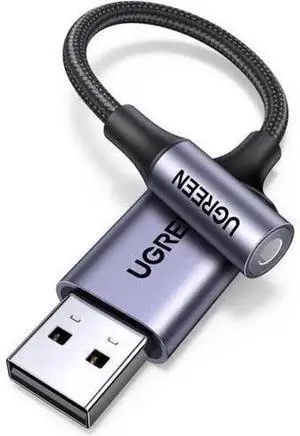 WISDUM USB to 3.5mm Jack Audio Adapter Sound Card Support Mic TRRS Headphone DAC 24bit 96kHz Nylon Braided USB to Aux Jack Compatible with Windows Mac Linux PC PS5 PS4 Switch 2 Speaker, 9.8 Inch WISDUM USB to 3.5mm Jack Audio Adapter Sound Card Support Mic TRRS Headphone DAC 24bit 96kHz Nylon Braided USB to Aux Jack Compatible with Windows Mac Linux PC PS5 PS4 Switch 2 Speaker, 9.8 Inch