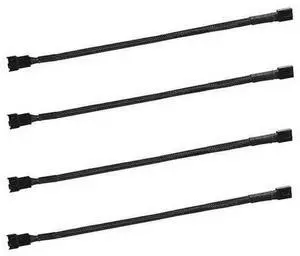 WISDUM 4-Pin PWM Fan Splitter Cable11.8 Sleeved Braided Adapter Computer PC Fan Power Extension Cable Converter for Computer ATX Case 3-Pin/4-Pin Cooling Fan Cable (Case Male to Female) (4-Pack) WISDUM 4-Pin PWM Fan Splitter Cable11.8 Sleeved Braided Adapter Computer PC Fan Power Extension Cable Converter for Computer ATX Case 3-Pin/4-Pin Cooling Fan Cable (Case Male to Female) (4-Pack)