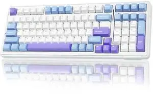 WISDUM AULA F99 Wireless Mechanical Keyboard,Tri-Mode BT5.0/2.4GHz/USB-C Hot Swappable Custom Keyboard,Pre-lubed Linear Switches,Gasket Structure,RGB Backlit Gaming Keyboard for PC/Tablet/Xbox/PS4/PS5 WISDUM AULA F99 Wireless Mechanical Keyboard,Tri-Mode BT5.0/2.4GHz/USB-C Hot Swappable Custom Keyboard,Pre-lubed Linear Switches,Gasket Structure,RGB Backlit Gaming Keyboard for PC/Tablet/Xbox/PS4/PS5