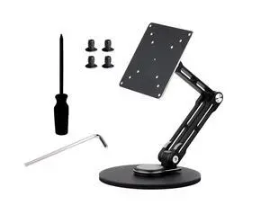 VESA Portable Monitor Stand, Compatible with Monitors Up to 19inch, Supports 50 x 50/75 x 75/100 x 100 (mm) VESA Mounting Holes, Supports Multi-Axis Rotation, Adjustable & Foldable VESA Portable Monitor Stand, Compatible with Monitors Up to 19inch, Supports 50 x 50/75 x 75/100 x 100 (mm) VESA Mounting Holes, Supports Multi-Axis Rotation, Adjustable & Foldable