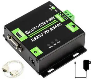 waveshare Industrial RS232 to RS485 Converter Asynchronous Bi-Directional Adapter ADI Magnetical Isolation 600W Anti-Surge, 1.2 KM Transmission waveshare Industrial RS232 to RS485 Converter Asynchronous Bi-Directional Adapter ADI Magnetical Isolation 600W Anti-Surge, 1.2 KM Transmission