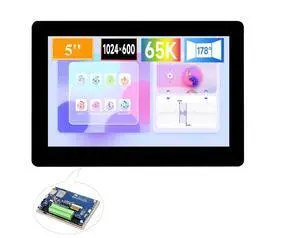 ESP32-S3 5inch Capacitive Touch Screen Development Board, 5-Point Touch LCD Display, 1024 x 600 Pixel, 32-Bit LX7 Dual-Core Processor, Support W-i-F-i&B L E with Onboard Antenna (Upgraded Ver ) ESP32-S3 5inch Capacitive Touch Screen Development Board, 5-Point Touch LCD Display, 1024 x 600 Pixel, 32-Bit LX7 Dual-Core Processor, Support W-i-F-i&B L E with Onboard Antenna (Upgraded Ver )