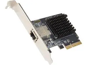 Syba 1 Port 10 Gigabit Ethernet Network Card - PCIe x4 10Gb 10GBASE-T NIC AQTION AQC107-10Gbps Ethernet PCI-Express x4 Adapter SD-PEX24055 Syba 1 Port 10 Gigabit Ethernet Network Card - PCIe x4 10Gb 10GBASE-T NIC AQTION AQC107-10Gbps Ethernet PCI-Express x4 Adapter SD-PEX24055