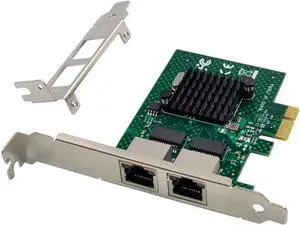 Dual-Port PCIe Gigabit Ethernet Server Adapter with NetXtreme BCM5720-2P Chipset PCI Express 1000M Network LAN Card for Windows Sever Linux Ubuntu VMware Dual-Port PCIe Gigabit Ethernet Server Adapter with NetXtreme BCM5720-2P Chipset PCI Express 1000M Network LAN Card for Windows Sever Linux Ubuntu VMware