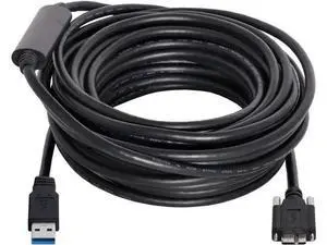 Micro USB 3.0 Cable, USB 3.0 Type A Male to Micro B Male Cable with Repeater Chipset/Mount Panel Screws 8.0M. Micro USB 3.0 Cable, USB 3.0 Type A Male to Micro B Male Cable with Repeater Chipset/Mount Panel Screws 8.0M.