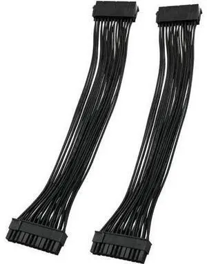 2PCS 24Pin ATX Extension Cable Male to Female, 32cm (12.6 Inch), PC Motherboard PSU Internal Power Extender 2PCS 24Pin ATX Extension Cable Male to Female, 32cm (12.6 Inch), PC Motherboard PSU Internal Power Extender