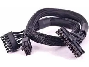60cm Sleeved Modular PSU Cable, 10Pin+14Pin to ATX 24Pin (20+4Pin) Adapter Cord, 18AWG for Corsair AX1200 / AX1200i / RM Series Full Modular Power Supply 60cm Sleeved Modular PSU Cable, 10Pin+14Pin to ATX 24Pin (20+4Pin) Adapter Cord, 18AWG for Corsair AX1200 / AX1200i / RM Series Full Modular Power Supply