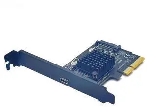 PCIe 3.0 X4 USB 3.2 Gen2x2 Expansion Card, 20Gbps Single Type-C Port PCI Express Adapter with SATA Power Supply for Desktop PC PCIe 3.0 X4 USB 3.2 Gen2x2 Expansion Card, 20Gbps Single Type-C Port PCI Express Adapter with SATA Power Supply for Desktop PC