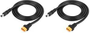 XT60 to DC5521 Power Cable, XT-60 Male to DC 5.5mm x 2.1mm Male Adapter Cord for FPV Goggles,etc. 1m (Pack of 2) XT60 to DC5521 Power Cable, XT-60 Male to DC 5.5mm x 2.1mm Male Adapter Cord for FPV Goggles,etc. 1m (Pack of 2)