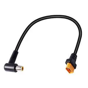 DC 8mm to XT60 Power Cable,90 Degrees Right Angle DC7909Male to XT-60 Male Adapter Cord for Portable Power Stations,Solar generators,Solar Panels 0.3m DC 8mm to XT60 Power Cable,90 Degrees Right Angle DC7909Male to XT-60 Male Adapter Cord for Portable Power Stations,Solar generators,Solar Panels 0.3m
