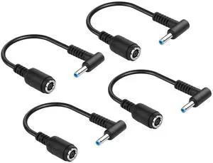 4 PCS 7.4x5.0mm to 4.5x3.0mm Ac Power Cord Charger Laptop Adapter Tip Connector for HP Stream Spectre Pavilion Envy EliteBook Split Chromebook EliteBook Folio 4 PCS 7.4x5.0mm to 4.5x3.0mm Ac Power Cord Charger Laptop Adapter Tip Connector for HP Stream Spectre Pavilion Envy EliteBook Split Chromebook EliteBook Folio