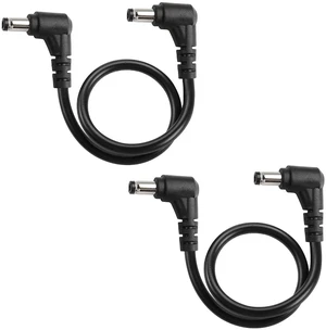 2PCS DC 5.5mm x 2.1mm Power Extension Cable 90 Degree Right Angle Male to Male Adapter Power Cord for DC 12V Power Adapter, CCTV Security Camera LED Strip,Routers, Printers etc0.3m 2PCS DC 5.5mm x 2.1mm Power Extension Cable 90 Degree Right Angle Male to Male Adapter Power Cord for DC 12V Power Adapter, CCTV Security Camera LED Strip,Routers, Printers etc0.3m