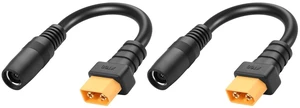 2 PCS XT60 to 8mm Adapter Cable DC8020 to XT60 Power Cable 14AWG DC8mmx2.0mm Female to XT60 Male Power Cord for Solar Panel, Portable Charging Station,etc (XT60 Male to 8020 Famale) 2 PCS XT60 to 8mm Adapter Cable DC8020 to XT60 Power Cable 14AWG DC8mmx2.0mm Female to XT60 Male Power Cord for Solar Panel, Portable Charging Station,etc (XT60 Male to 8020 Famale)