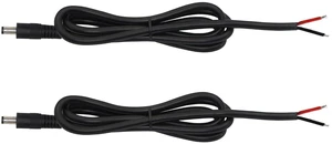2 Pack DC Power Pigtails Cable, DC 5.5mm x 2.5mm Male Plug Jack to Bare Wire Open End Power Supply Replacement Repair Cord, for Security Camera,LED Strip Light,DVR 3FT (black-1m) 2 Pack DC Power Pigtails Cable, DC 5.5mm x 2.5mm Male Plug Jack to Bare Wire Open End Power Supply Replacement Repair Cord, for Security Camera,LED Strip Light,DVR 3FT (black-1m)