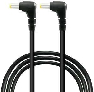2 PCS DC 5.5MM x 2.5MM 90 Degree Male to Male Plug Cable, 18AWG Right Angle DC5525 Power Cable Extension Cord for Strip Lihgt,CCTV,Monitors,etc(1m) 2 PCS DC 5.5MM x 2.5MM 90 Degree Male to Male Plug Cable, 18AWG Right Angle DC5525 Power Cable Extension Cord for Strip Lihgt,CCTV,Monitors,etc(1m)