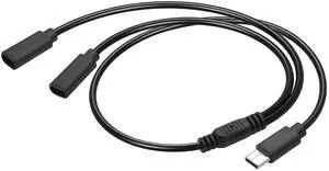 0.7m/2.29Ft USB C Splitter 1 in 2 Out, Multi USB C Splitter Cable USB Type-C Female to Two Male Cable Suitable for PC, Keyboard, Mouse PS5 TV, Laptop (1 Male to 2 Female 0.7m/2.29FT) 0.7m/2.29Ft USB C Splitter 1 in 2 Out, Multi USB C Splitter Cable USB Type-C Female to Two Male Cable Suitable for PC, Keyboard, Mouse PS5 TV, Laptop (1 Male to 2 Female 0.7m/2.29FT)