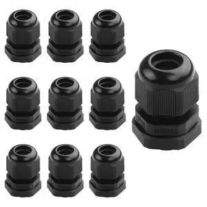 10PCS M20x1.5 Cable Gland 6mm-12mm Wire Hole Waterproof Nylon Joint Adjustable Locknut with Washer (M18*1.5) 10PCS M20x1.5 Cable Gland 6mm-12mm Wire Hole Waterproof Nylon Joint Adjustable Locknut with Washer (M18*1.5)