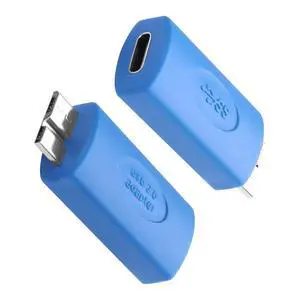 2PCS USB 3.0 Type-C Female to Micro B Male Adapter USB C to USB3.0 Micro B Male External Hard Drive Converter for Hard Drive Cable, External Hard SSD Drive, Tablet, Phone, Laptop 2PCS USB 3.0 Type-C Female to Micro B Male Adapter USB C to USB3.0 Micro B Male External Hard Drive Converter for Hard Drive Cable, External Hard SSD Drive, Tablet, Phone, Laptop