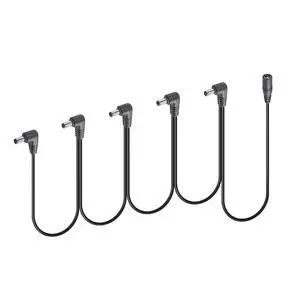 1 to 5 Ways Daisy Chain Cable Guitar Pedal Power Supply Splitter Cable DC 5.5mm x 2.1mm Female to 5 Male Cable for 9V 3A DC Adapter Plug, Guitar Power Adapter1 to 5 1 to 5 Ways Daisy Chain Cable Guitar Pedal Power Supply Splitter Cable DC 5.5mm x 2.1mm Female to 5 Male Cable for 9V 3A DC Adapter Plug, Guitar Power Adapter1 to 5