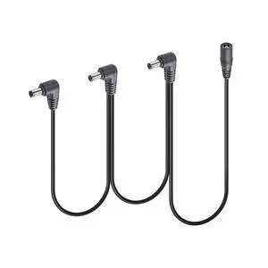 1 to 3 Ways Daisy Chain Cable Guitar Pedal Power Supply Splitter Cable DC 5.5mm x 2.1mm Female to 3 Male Cable for 9V 3A DC Adapter Plug, Guitar Power Adapter1 to 3 1 to 3 Ways Daisy Chain Cable Guitar Pedal Power Supply Splitter Cable DC 5.5mm x 2.1mm Female to 3 Male Cable for 9V 3A DC Adapter Plug, Guitar Power Adapter1 to 3