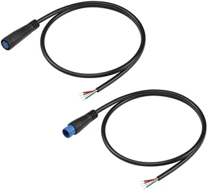 M8 Male Female Paired Waterproof Connecting Cable 26AWG 4-Core Male Female Paired Sensor Power Cable for Bicycle Lights,Electric Skateboard Lights,Car Atmosphere Lights etc(19.6Inch) M8 Male Female Paired Waterproof Connecting Cable 26AWG 4-Core Male Female Paired Sensor Power Cable for Bicycle Lights,Electric Skateboard Lights,Car Atmosphere Lights etc(19.6Inch)