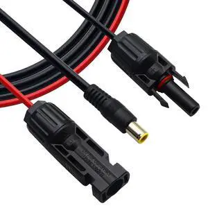 Solar Panel Connector to DC 8mm Adapter Cable, 16 AWG DC 8mm Converter Connect for Power Station Solar Generators Solar Panel Connector to DC 8mm Adapter Cable, 16 AWG DC 8mm Converter Connect for Power Station Solar Generators