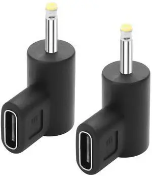 2PCS Type-C Female to DC5V Charging Adapter DC2.0 Short Version Female Type C to DC 2.0 Male Suitable for DC Interface Devices Such as Flashlights, etc; (DC2.5X0.7mm) 2PCS Type-C Female to DC5V Charging Adapter DC2.0 Short Version Female Type C to DC 2.0 Male Suitable for DC Interface Devices Such as Flashlights, etc; (DC2.5X0.7mm)