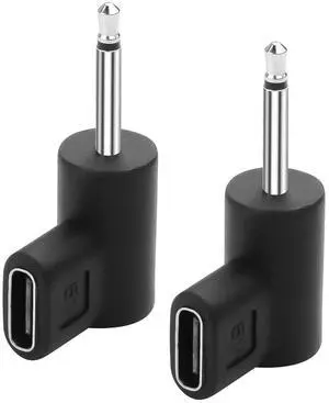 2PCS Type-C Female to DC5V Charging Adapter DC2.0 Short Version Female Type C to DC 2.0 Male Suitable for DC Interface Devices Such as Flashlights, etc; (2.5 Long Version) 2PCS Type-C Female to DC5V Charging Adapter DC2.0 Short Version Female Type C to DC 2.0 Male Suitable for DC Interface Devices Such as Flashlights, etc; (2.5 Long Version)