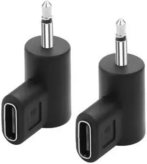 2PCS Type-C Female to DC5V Charging Adapter DC2.0 Short Version Female Type C to DC 2.0 Male Suitable for DC Interface Devices Such as Flashlights, etc; (2.5 Short Version) 2PCS Type-C Female to DC5V Charging Adapter DC2.0 Short Version Female Type C to DC 2.0 Male Suitable for DC Interface Devices Such as Flashlights, etc; (2.5 Short Version)