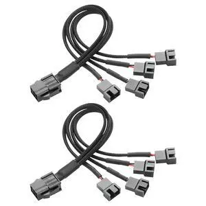 2 Pcs Chassis Power Supply 6 Pin to 3/4 Pin Fan Cable 12V Chassis Power Supply 6 Pin Female to 5 x 2 Pin Male 1 to 5 Fan Cable for Chassis Cooling Fans(10.82 Inch) (1 to 4) 2 Pcs Chassis Power Supply 6 Pin to 3/4 Pin Fan Cable 12V Chassis Power Supply 6 Pin Female to 5 x 2 Pin Male 1 to 5 Fan Cable for Chassis Cooling Fans(10.82 Inch) (1 to 4)