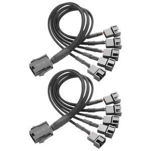 2 Pcs Chassis Power Supply 6 Pin to 3/4 Pin Fan Cable 12V Chassis Power Supply 6 Pin Female to 5 x 2 Pin Male 1 to 5 Fan Cable for Chassis Cooling Fans(10.82 Inch) (1 to 5) 2 Pcs Chassis Power Supply 6 Pin to 3/4 Pin Fan Cable 12V Chassis Power Supply 6 Pin Female to 5 x 2 Pin Male 1 to 5 Fan Cable for Chassis Cooling Fans(10.82 Inch) (1 to 5)